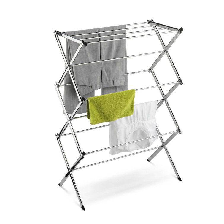 F4 FreeStanding Clothes Drying Rack Wayfair